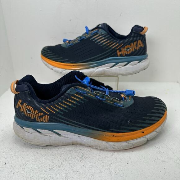 Hoka One One Clifton 5 1093755 BISB Blue Running Shoes Sneakers Men’s Size 12 - Picture 1 of 13
